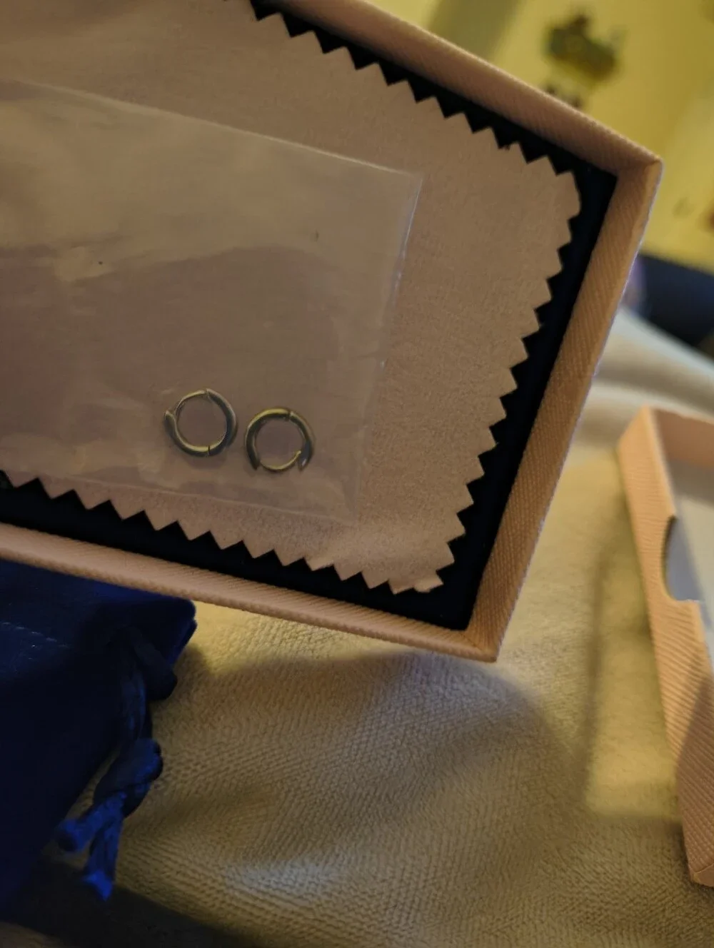 Small Hoop Earrings - Silver Tone
